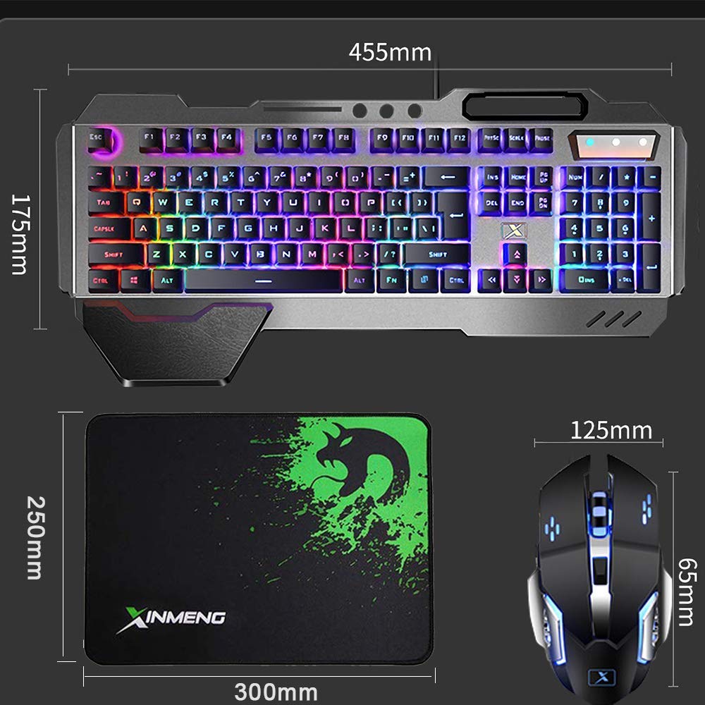 MAMBASNAKE K680 Wireless Recha - Gaming Keyboard Mouse And Headset Combo review and price