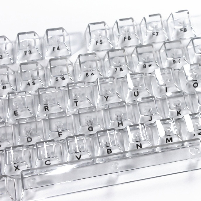 Crystal Transparent Cherry Pro - Gaming Keyboard No Rgb review and price