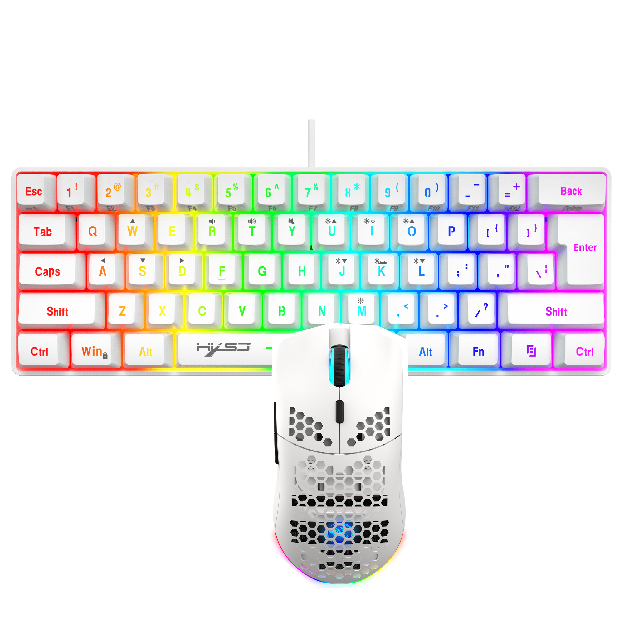 Hot sale 60% mini portable gam - Gaming Keyboard And Mouse Combo Wireless review and price