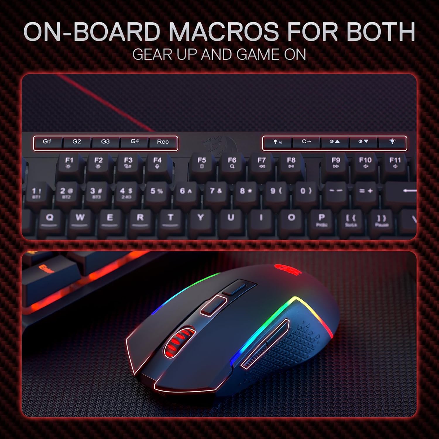 Redragon S142 Wireless Gaming  - Gaming Keyboard And Mouse Combo Wireless review and price