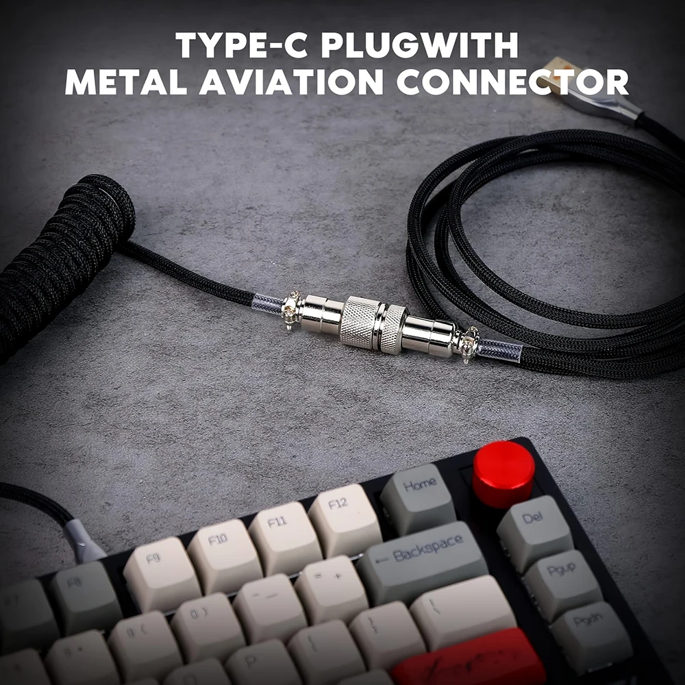 1.5m Coiled Keyboard Cable USB - Gaming Keyboard Type C review and price