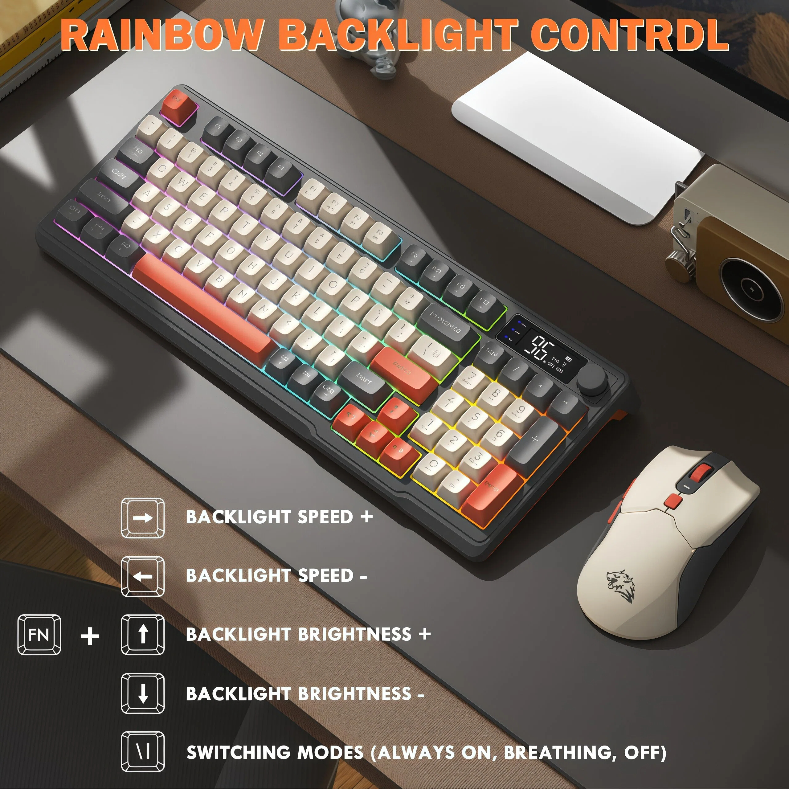Freewolf T96 Gaming Wireless K - Gaming Keyboard Mouse And Headset Combo review and price