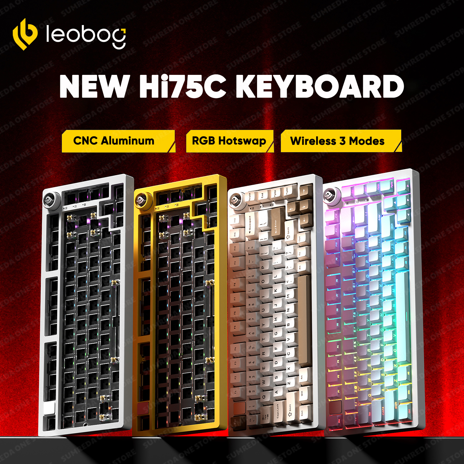 Leobog Hi75C Hi75 Hi75C Pro Al - Gaming Keyboard Blue Switches review and price