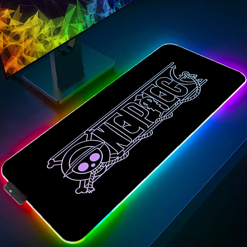 LED Mouse Pad One Piece Luffy  - Gaming Keyboard No Rgb review and price