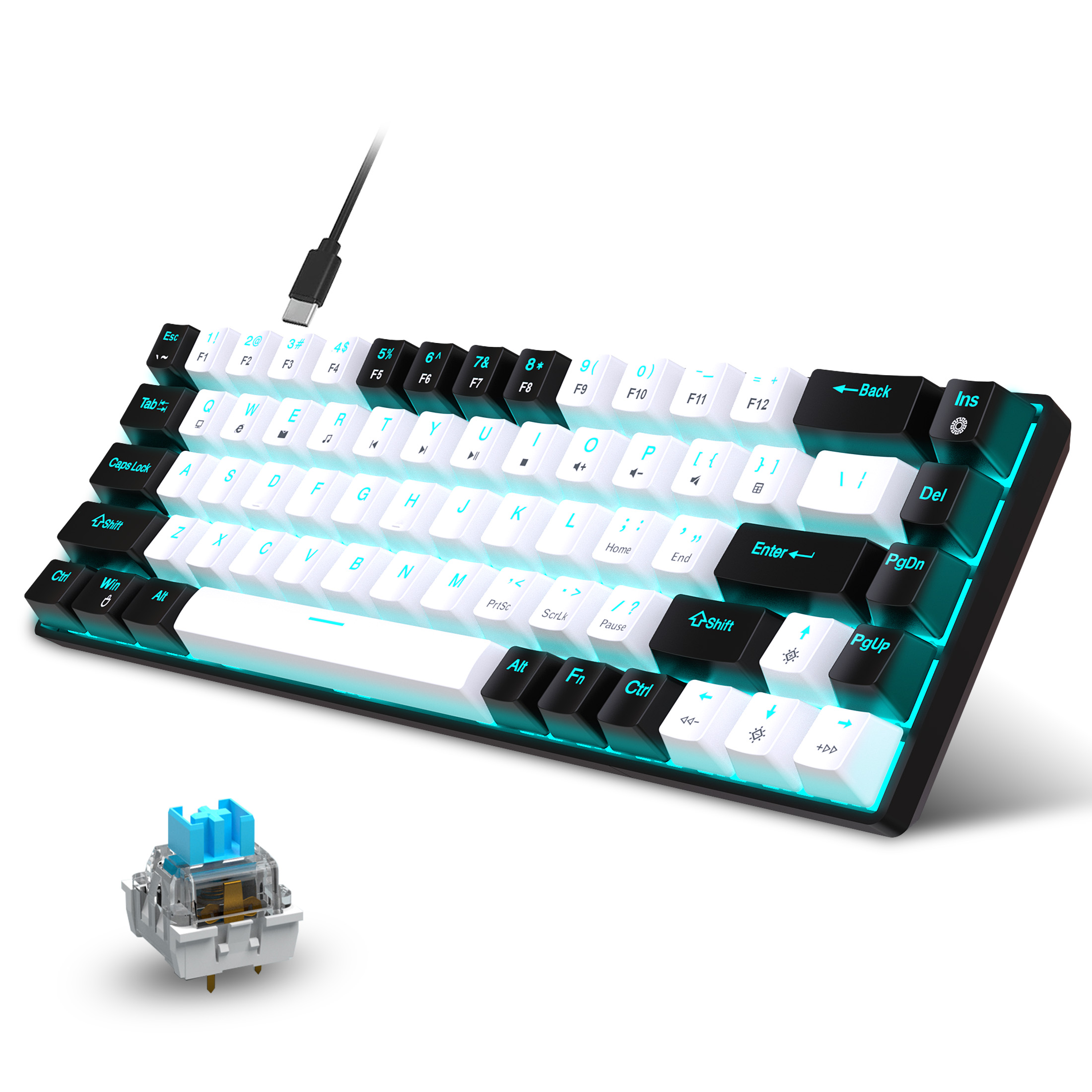 Hot sale HXSJ V800 68 key wire - Gaming Keyboard Expensive review and price