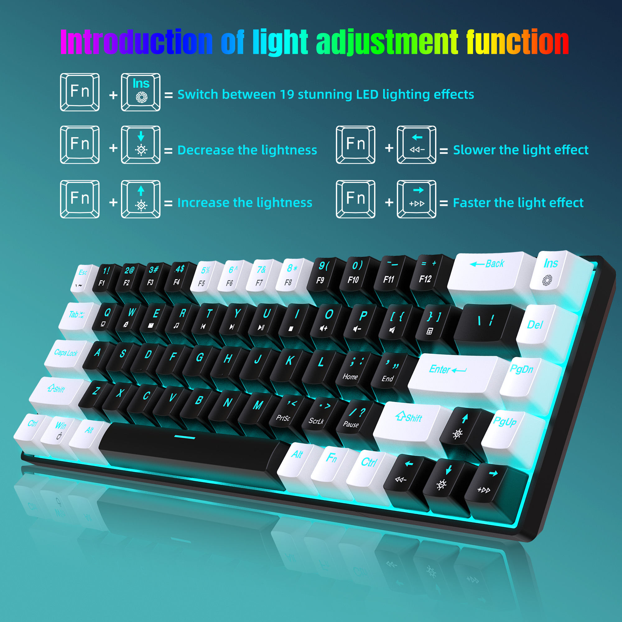 Hot sale HXSJ V800 68 key wire - Gaming Keyboard Expensive review and price