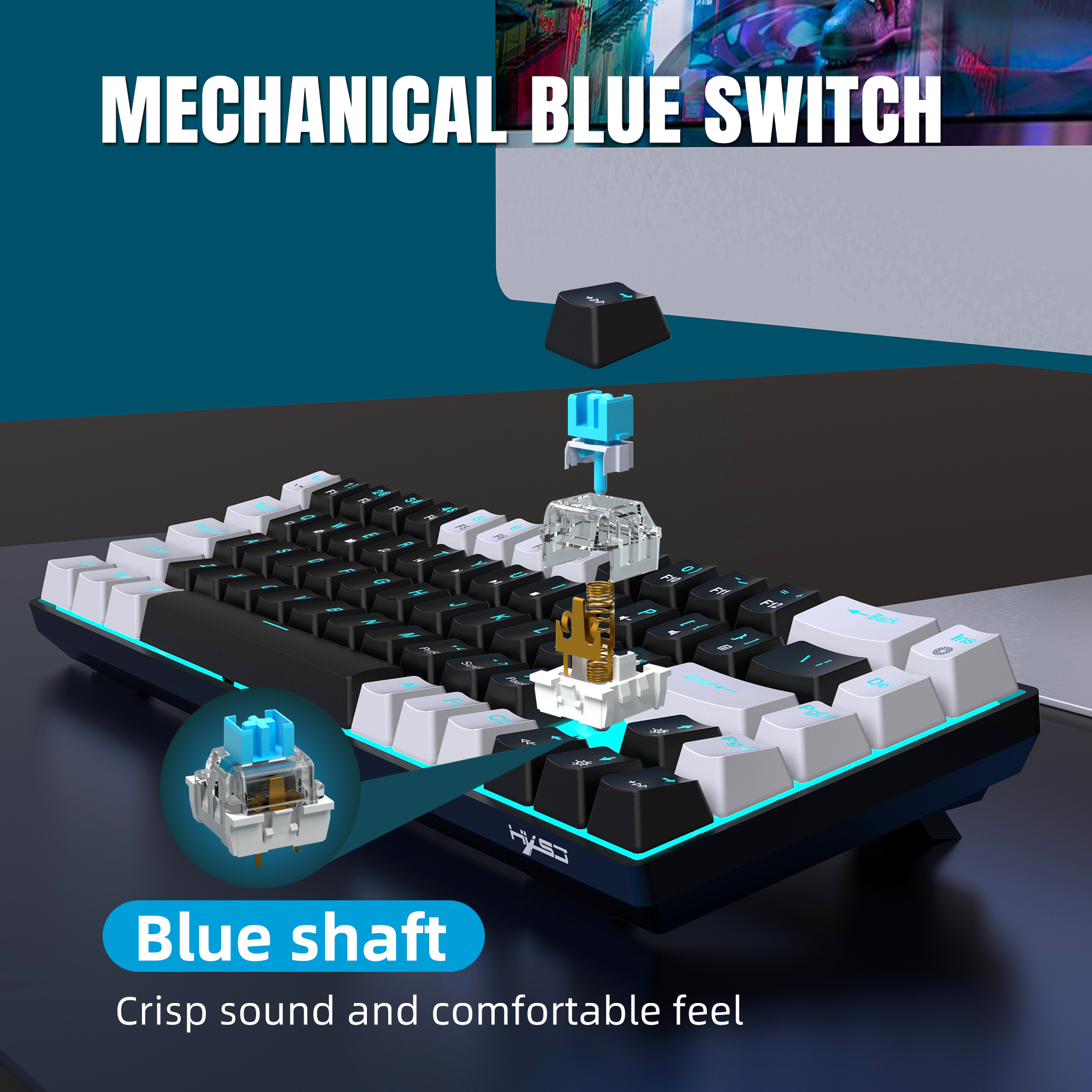 Hot sale HXSJ V800 68 key wire - Gaming Keyboard Expensive review and price
