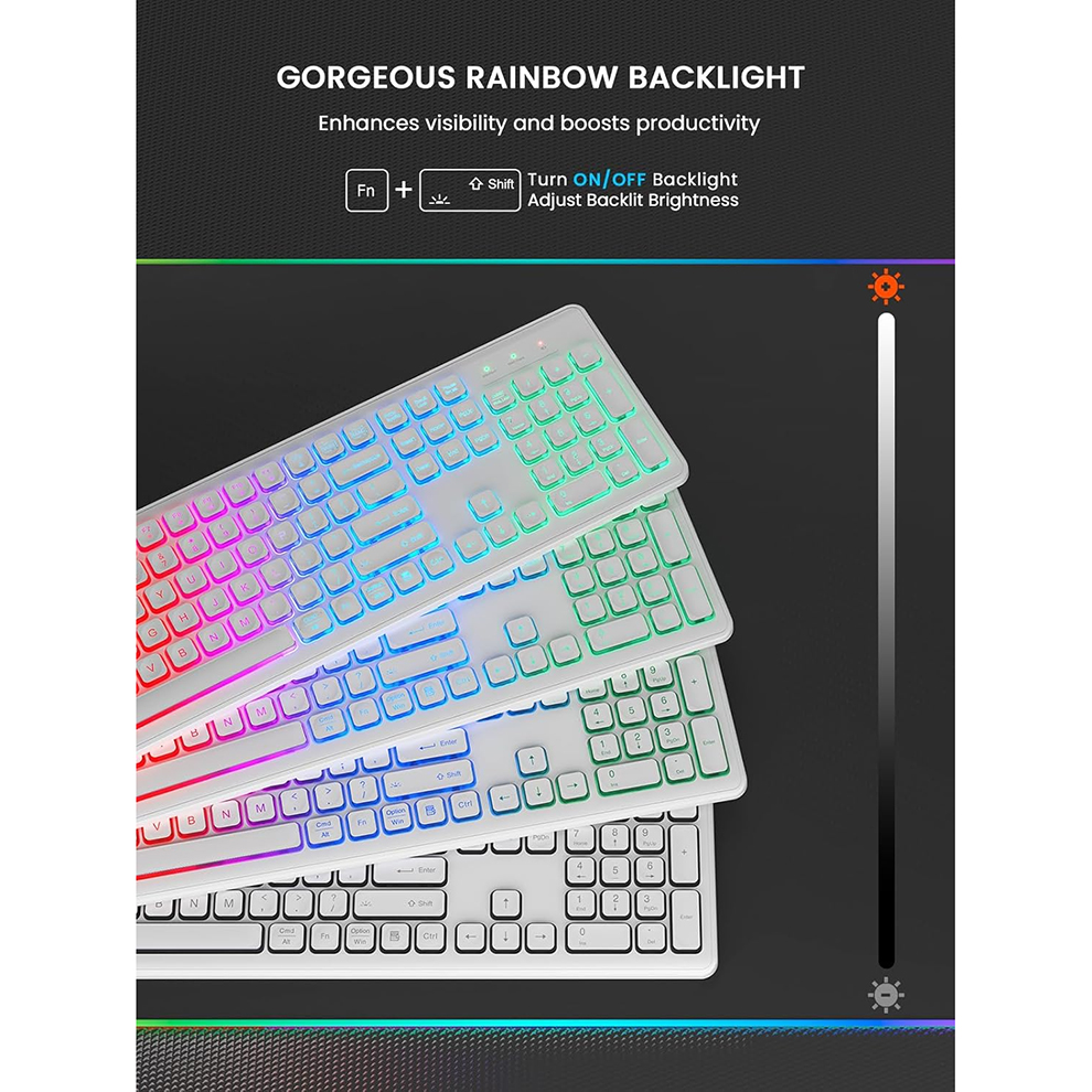Backlit Wireless Keyboard and  - Gaming Keyboard And Mouse Combo Wireless review and price