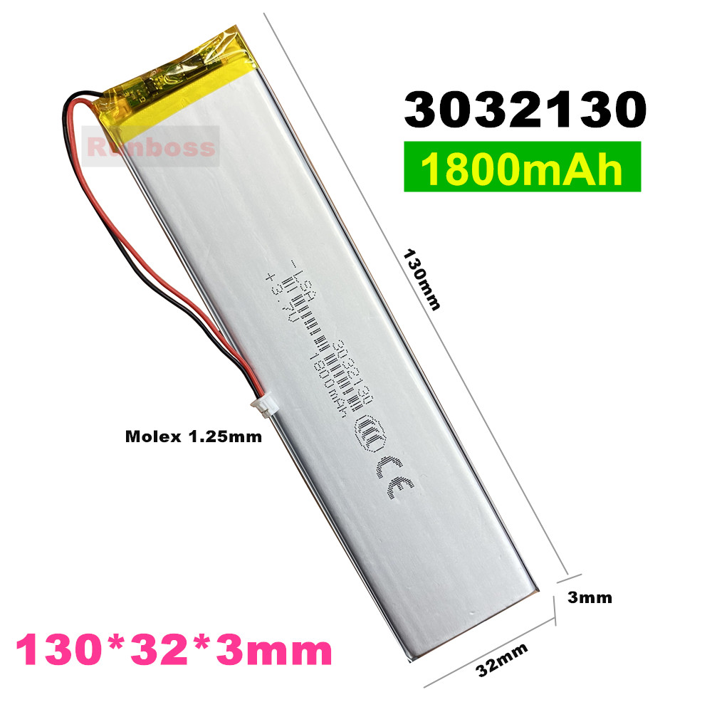 1-10 Pcs 3.7V 1800mAh 3032130  - Gaming Keyboard Tester review and price